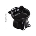 thumbnail image 3 of 2PC Ceramic Elevated Cat Bowls-Water Bowl, 15° Tilted Design, Anti-Vomiting & Spine Protection, Prevent Whisker Fatigue for Kittens to Adult Cats and Small Dogs, 3 of 7