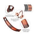 thumbnail image 3 of Bexikou Clincher Combs Adult Child Banana Clips, Brown, (5 Pieces), 3 of 9