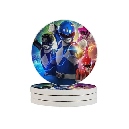 

Power Rangers Diatomaceous Earth Coaster Diatomite Drink Coasters Water Absorbent Coaster Quick Drying Large Absorbent Kitchen Round W10 X D10 X H0.9 Cm (1 2 4 6 Pack)