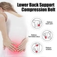 thumbnail image 2 of Lower Back Support Compression Belt, Ease Lower Back Pain Breathable Body Support Strap, 2 of 3