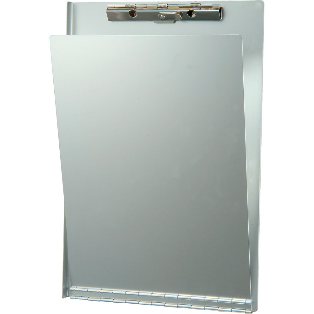 OIC, OIC83213, Privacy Cover Aluminum Clipboard, 1 Each, Silver