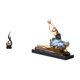 thumbnail image 1 of Estatua abstracta de bailarina, adorno de resina con forma de llama, escultura de arte moderno para vitrina, sala de estar, chimenea interior, restaur, 1 of 8