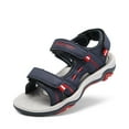 thumbnail image 2 of Dream Pairs Kids Sports Sandals Girls Boys Outdoor Summer Beach Athletic Sandals Casual Walking Sandals 170891_K NAVY/RED Size 9, 2 of 7