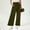 Army Green, variant on Women's Pants Under $10 High Rise Staright Leg With Pockets And Elastic Waistband Spring Summer Casual Loose Solid Color Fashion Pockets Outwear Long Pants For Women