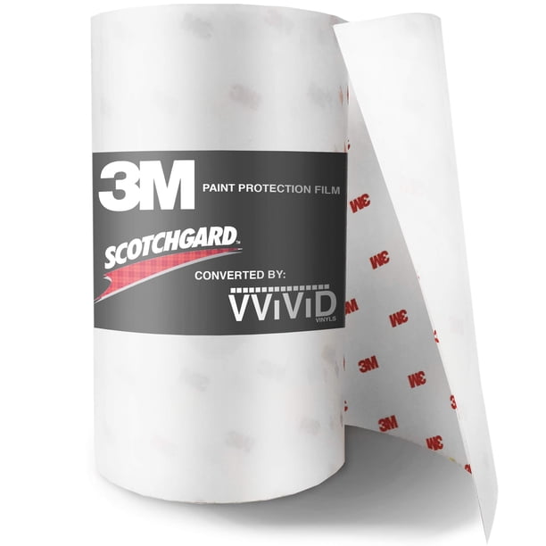 Película protectora de superficie de pintura 3M transparente, rollo a granel de 6 x 84 pulgadas