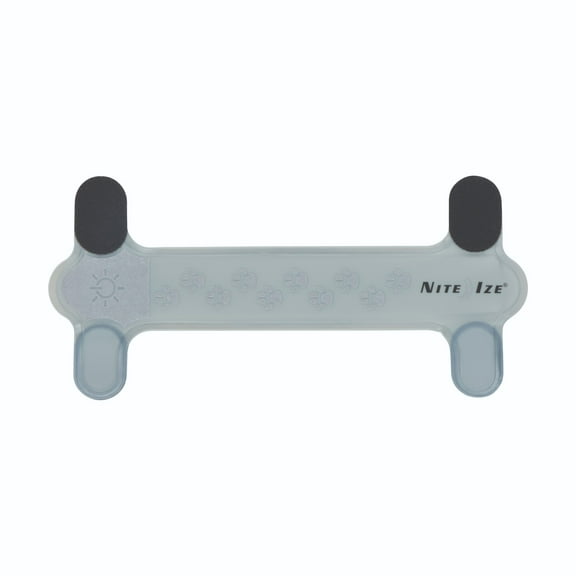 Nite Ize Nite Dawg Led Collar Cover, Universal Fit, Light Up Dog Collar Cover, Grey With Red Led