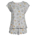thumbnail image 5 of Warner Bros. Women's and Women's Plus Tom and Jerry Top and Shorts Pajama Set, 3-Piece, 5 of 5