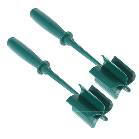 

SNGMN Meat Chopper with Mixing and Grinding Functions Heat-Resistant Plastic Spatula for Cooking Easy to Clean 2pcs Set (Green)