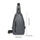 thumbnail image 3 of Bolsa De Hombro Bolso Cruzado Para Hombre, Bolso De Hombro Compuesto Transpirable, Viaje De Compras (Gris) Tmvgtek Para Estrenar, 3 of 3
