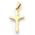 thumbnail image 2 of 304 Stainless Steel Pendants For Easter Crucifix Cross Golden 32x19x3mm Hole: 7x4mm, 2 of 2