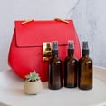 thumbnail image 4 of 10 Pack Empty Amber Glass Spray Bottles, 4 Ounce Refillable Container for Essential Oils, Cleaning Products, or Aromatherapy, 4 of 4