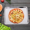 thumbnail image 3 of 3pcs Toaster Oven Pans Stainless Steel Compact Toaster Oven Tray Ovenware Easy Clean Nonstick Baking Sheet Rectangular Pans, 3 of 8