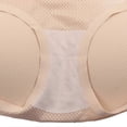 thumbnail image 4 of Padded Underwear Body Curve Shaping Butt Lift Panties Breathable Thin Light Nylon Fabric Elastic Sponge Butt Shapewear Skin Color L, 4 of 4