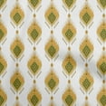 thumbnail image 1 of oneOone Cotton Cambric Brown Fabric Asian Ikat Craft Projects Decor Fabric Printed By The Yard 56 Inch Wide-9566, 1 of 4
