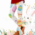 thumbnail image 2 of XIAONU Womens Easter Egg Print Leggings Stretch High Waist Casual Pants For Holiday And Daily Wear, 2 of 4