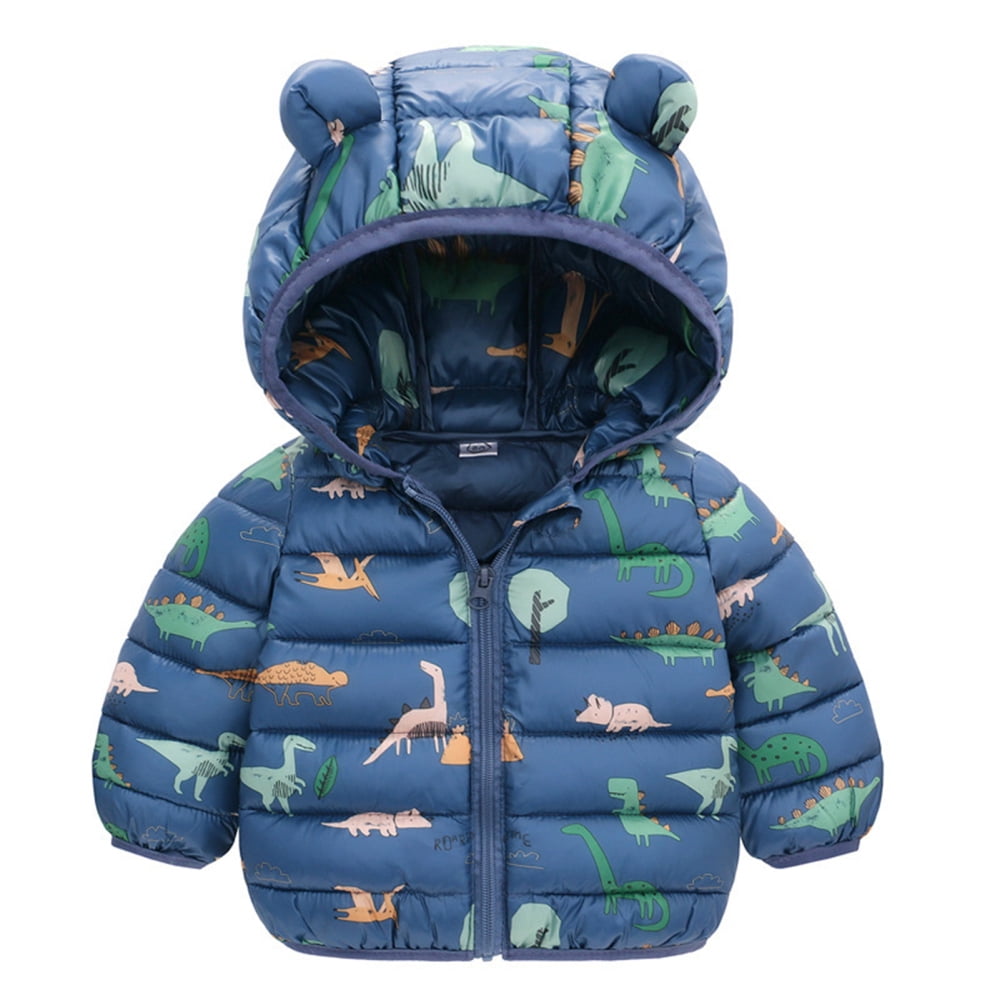 Kid's Winter Hoodie Puffer Jacket Colorful Light Puffer Jacket for ...