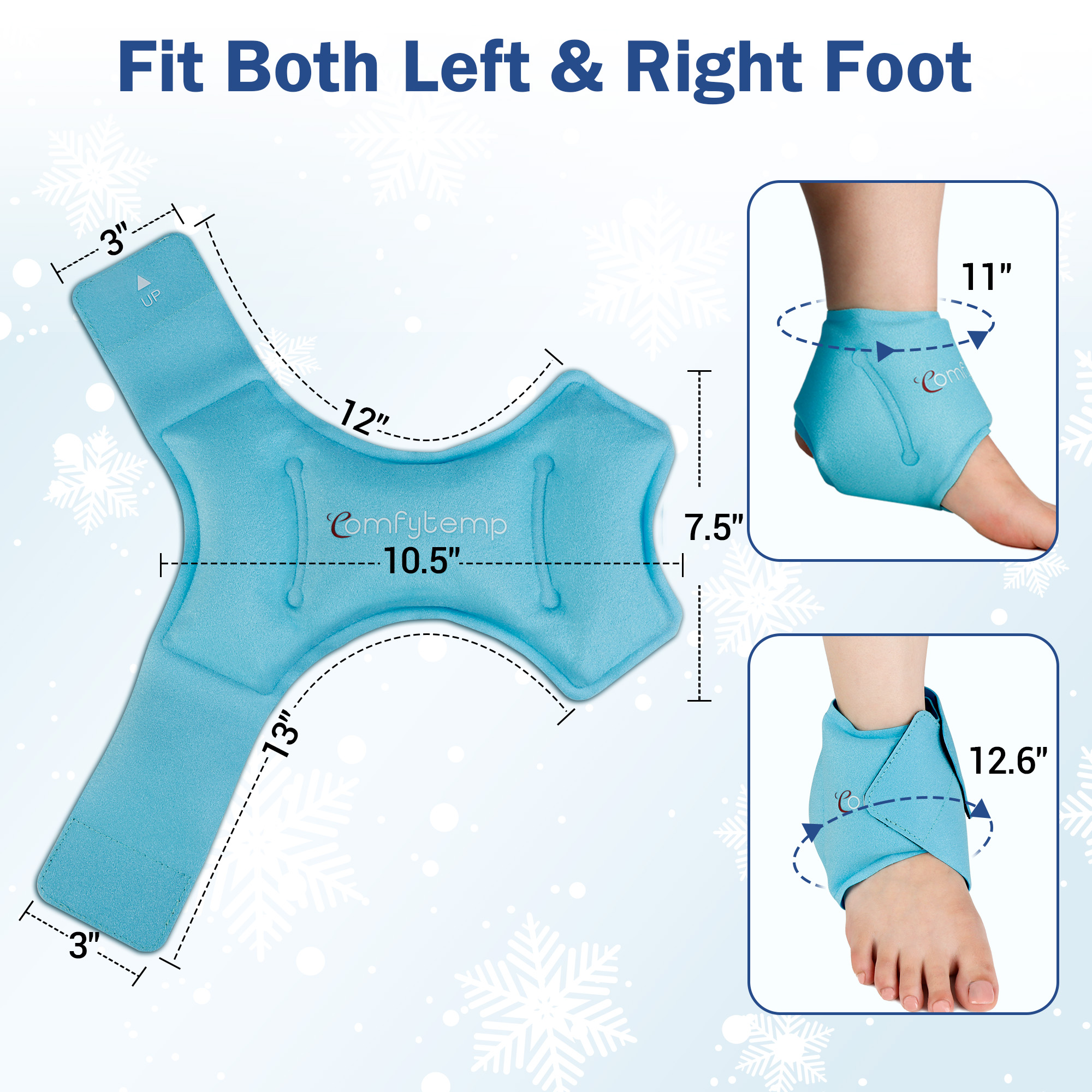 Comfytemp Ankle Ice Pack Wrap - 2 Pack photo 6