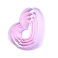 thumbnail image 2 of 4pcs Plastic Heart Pattern Cutting Dies Mold Set Cookie Moulds Set Cake Cutters Baking Tools, 2 of 8