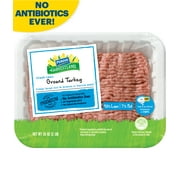 Perdue Harvestland, No Antibiotics Ever, Fresh Ground Turkey, 93% Lean 7% Fat, 1 lb Tray