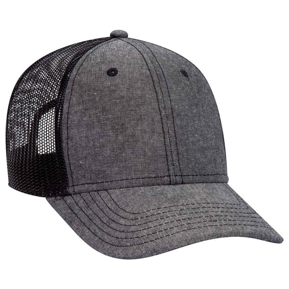 OTTO CAP 6 Panel Low Profile Mesh Back Trucker Hat