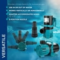 thumbnail image 5 of Alpine Corporation PEG4700 Vortex 4700 GPH Energy-Saving Pump with 18.5 Ft Lift, Ultra-Quiet Design for Ponds, Fountains, Waterfalls, Irrigation and Hydroponic Systems, 5 of 13