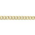 thumbnail image 3 of 10k Yellow Gold 7mm Curb Link Chain Necklace Pendant Charm, 3 of 9