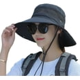 thumbnail image 1 of Sombrero para el sol con protección UV, para exteriores, para jardinería, para verano, para pesca y viajes a la playa, 1 of 2