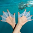 thumbnail image 2 of Swimming Flip Board Training Gloves Freestyle Rowing Sailor's Palm Silicone Pad Palm Duck Palm Fingertips Diving Equipment, 2 of 4