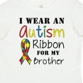thumbnail image 4 of Inktastic I Wear an Autism Ribbon for My Brother Boys or Girls Baby T-Shirt, 4 of 5