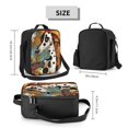 thumbnail image 2 of Lsque Abstract Dalmatian Art Lunch Bag Lunch Box for Women Men Reusable Insulated Lunch Tote Bag,Leakproof Thermal Cooler Sack Food Handbags Case High Capacity, 2 of 9