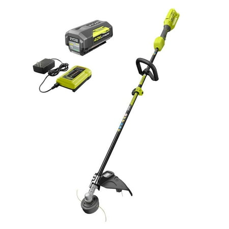 UPC: 0046396024237 | 40-Volt Lithium-Ion Cordless Attachment Capable String Trimmer with 4.0 Ah Battery and Charger Included