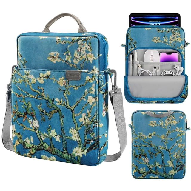 Funda para tableta MoKo de 9 a 11 pulgadas con correa para el hombro, color albaricoque