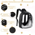 thumbnail image 5 of HEYMKGO Cat Bag Pet Backpack Pet Travel Bag Large Capacity Backpack - Comfortable Shoulder Design, Breathable Mesh and Portable Travel [Cat≤13kg Dog≤10kg], 5 of 5