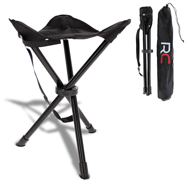 RLC Folding Camping Stool Tripod Portable 3 Legged Ultralight