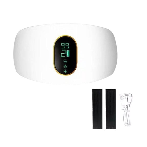Multifunctional Waist Massager Belt, Heated Vibration Massage Wrap with 3 Modes, Portable Electric Massager for Waist, Back, Legs and Hips