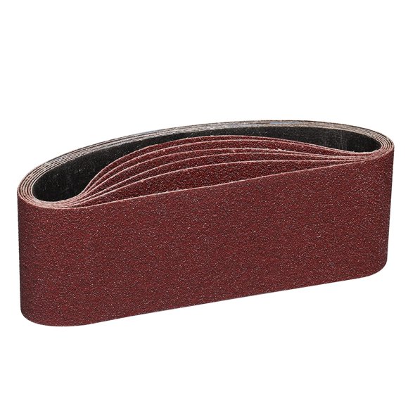 POTUINOM 3 x 21 Inch Sanding Belts 60 Grits - 6 Pack Sander Belts for Belt Sander Aluminum Oxide Sanding Belt Best for Sanding Wood,Metal and Paint-6 Pack