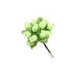 thumbnail image 1 of Bewildely Flores artificiales Rosa Mini ramo hogar boda regalo falso año nuevo fiesta decoración arreglo suministros Kits de decoración para fiestas Verde, 1 of 6