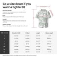 thumbnail image 5 of Balery White Birds Camisa Casual de Manga Corta con Botones para Hombre, Texturizada, Estilo Cubano, para Playa, Verano-Small, 5 of 5