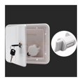 thumbnail image 3 of Threaded Screws Hatch Cover Parts Caravan Lockable Accessories Square Water Intake Universal With Keys RV Trailer Fill Dish ,RV Tool, 3 of 6