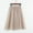 Khaki, variant on Women's A Line Pleated Skirt Mid Long Tutu Skirt Ruffle Mesh Vintage H Chiffon High Waist Skirt Suede Skirts for Women Midi Pleated Skirt Poodle Skirts for Girls Leather Midi Skirt Girls Tennis Skirt