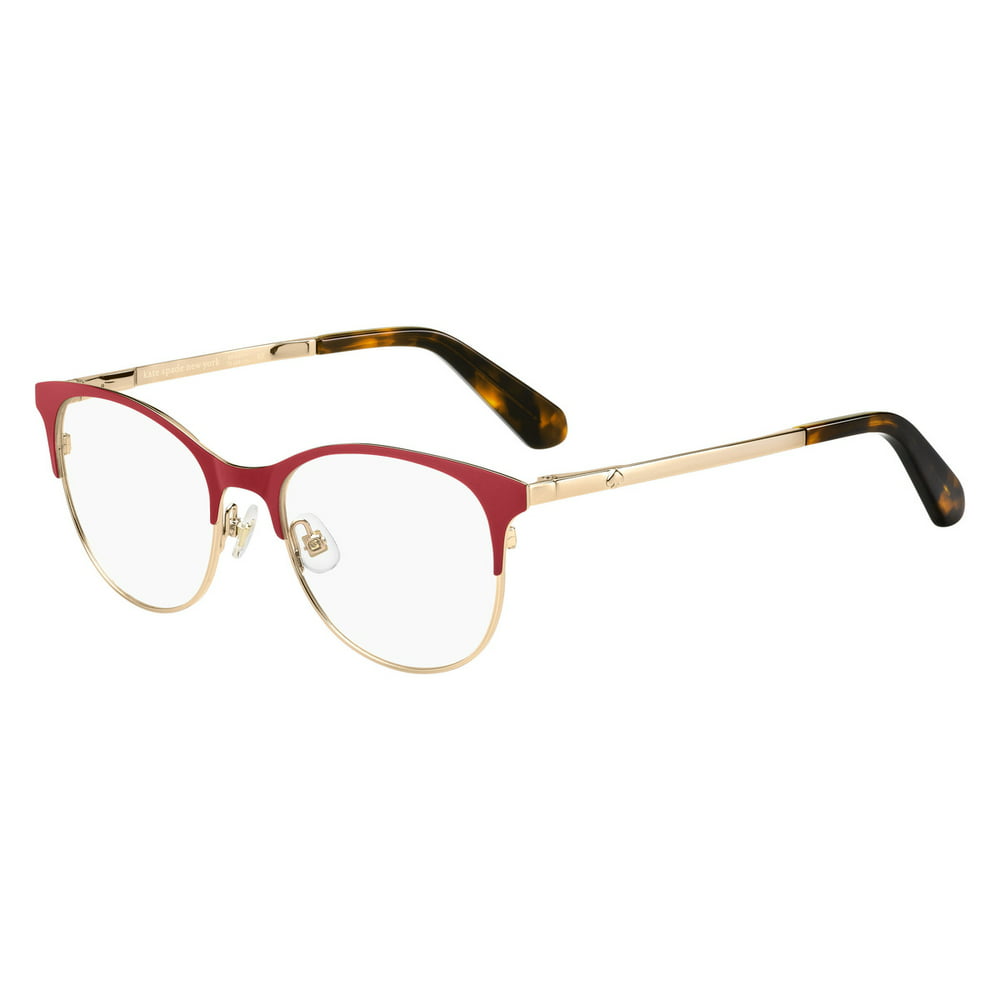 Kate Spade Full Rim Rectangular Red Eyeglasses