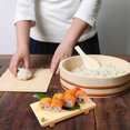 thumbnail image 4 of 1pc Wooden Japanese Sushi Rice Bucket Korean Rice Mix Bucket (Burlywood), 4 of 9