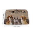 thumbnail image 2 of Funny Dog,Cat Decorat-Dog,Cat Welcome Doormat- Dog,Cat Photo Doormat-Funny Welcome Mat-Gift For Dog,Cat Mom,Dad,Indoor Doormat,Front Back Door Mat 17”x30”, 2 of 7