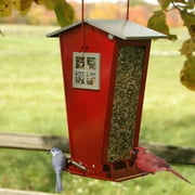 Audubon Snack Shack Wild Bird 7 lb. Steel SquirrelResistant Bird Feeder 2 ports