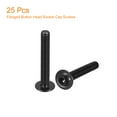 thumbnail image 3 of Flanged Button Head Socket Cap Screws, 25 Pack M6x40mm 304 Stainless Steel Bolts, 3 of 5