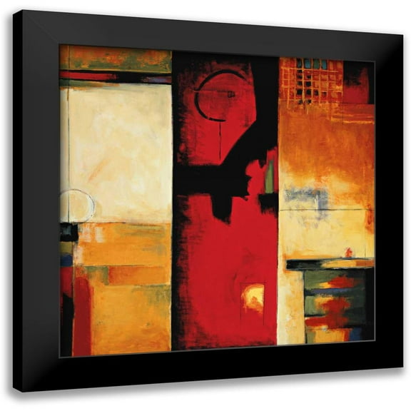Hansen, Max 12x12 Black Modern Framed Museum Art Print Titled - The Divide I