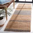 thumbnail image 2 of SAFAVIEH Natural Fiber Seanna Striped Runner Rug, Natural/Grey, 2'3" x 8', 2 of 11