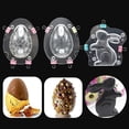 thumbnail image 2 of Moldes de Chocolate 3D para huevo de PASCA de plástico, Decoración de Pastel de conejo, repostería, horneando pudín, dulces, accesorios DIY, 2 of 4