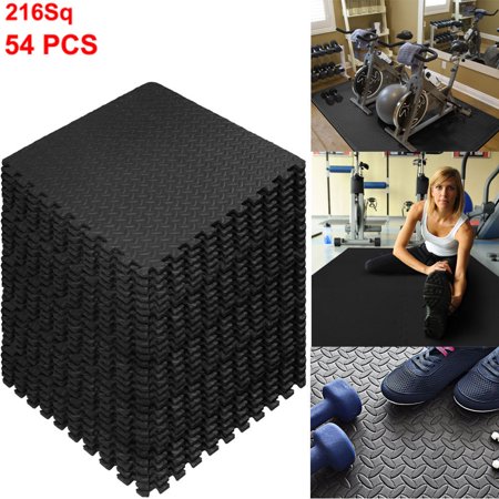 Zimtown 42 Pcs 54 Interlocking Foam Floor Tiles 168sq 216sq Pcs Interlocking Foam Floor Tiles