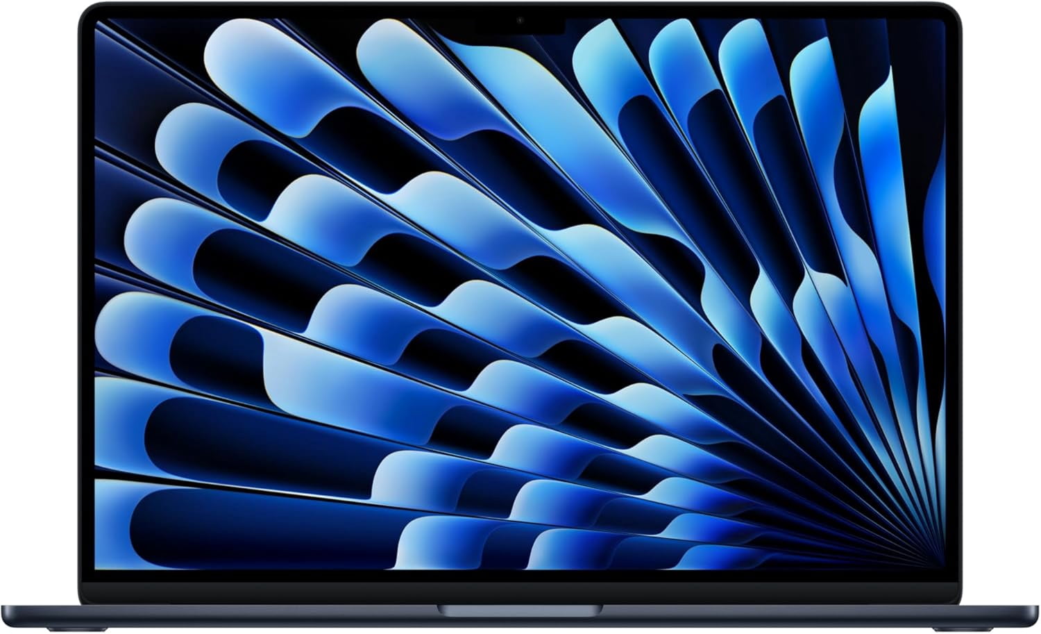 Apple 2026 MacBook Air 15-inch Laptop with M5 chip: Built for AI, 15.3-inch Liquid Retina Display, 16GB Unified Memory, 512GB SSD, 12MP Center Stage Camera, Touch ID, Wi-Fi 7; Midnight